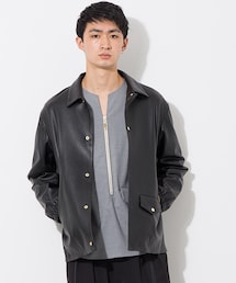 CULLNI（クルニ）の「レザーコーチジャケット（）」 - WEAR
