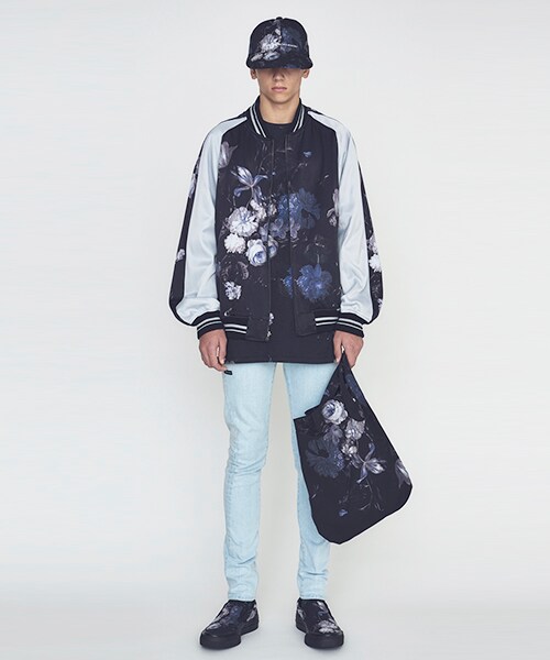 LAD MUSICIAN（ラッドミュージシャン）の「【2/28入荷予定】フラワープリントブルゾン（その他・メンズ・RED/BLU/IND・42/44）」の4枚目の写真