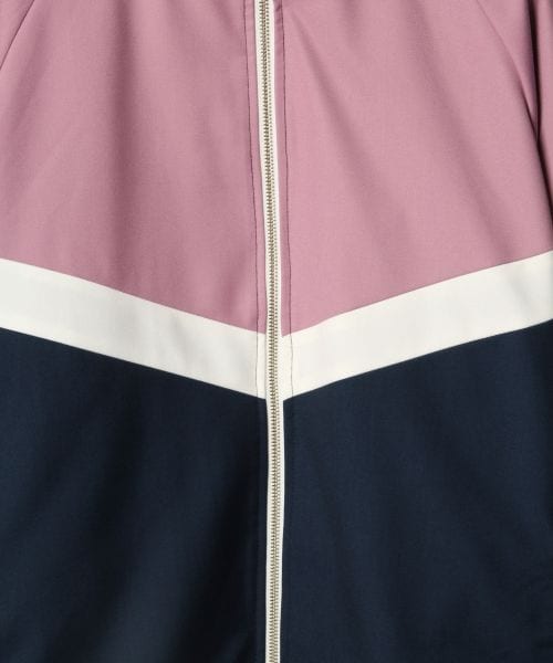 RAGEBLUE（レイジブルー）の「パネルZIPブルゾン（ジャケット/アウター・ブラック×グレー/ネイビー×パープル）」の10枚目の写真