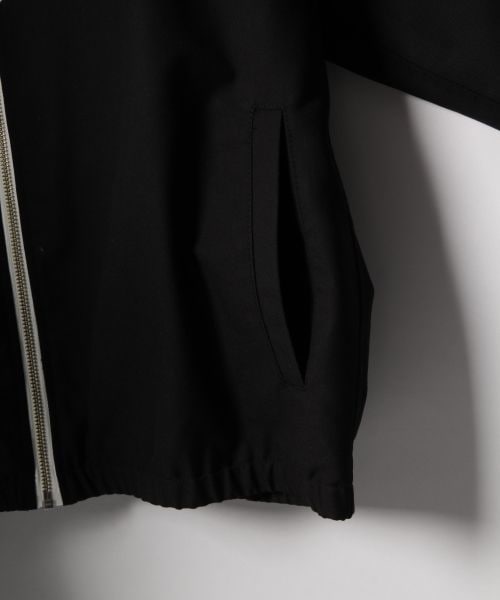 RAGEBLUE（レイジブルー）の「パネルZIPブルゾン（ジャケット/アウター・ブラック×グレー/ネイビー×パープル）」の7枚目の写真