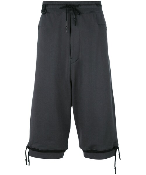 Y 3 ワイスリー の Y 3 ドローストリングヘム ショーツ Men コットン S その他パンツ Wear