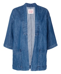Levi's | Levi's - キモノスタイル デニムジャケット - women - コットン - M(デニムジャケット)