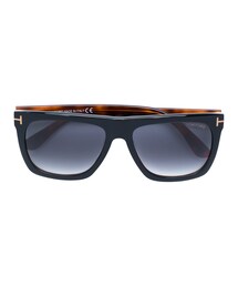 TOM FORD EYEWEAR | Tom Ford Eyewear - スクエアフレーム サングラス - men - アセテート - ワンサイズ(サングラス)