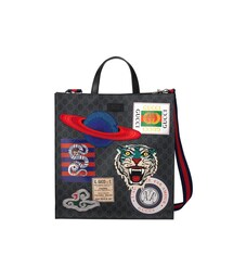 GUCCI | Gucci - Ggスプリーム トートバッグ - men - マイクロファイバー/レザー/コットン - ワンサイズ(トートバッグ)