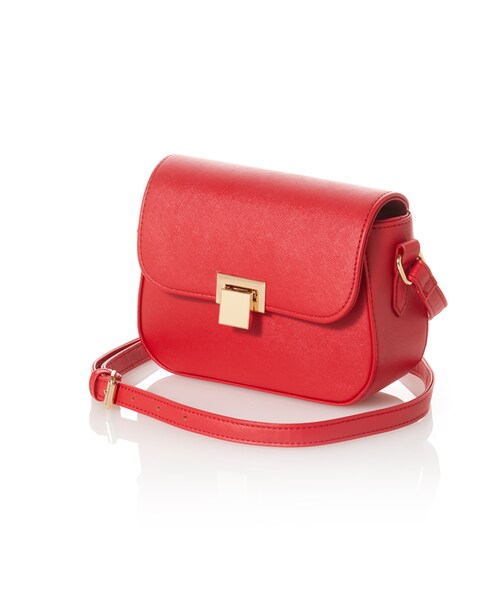 GRL（グレイル）の「マルチポシェットバッグ（ショルダーバッグ・レディース・ブラック/レッド/ブルー/イエロー/ピンク/グレージュ・F）」の6枚目の写真