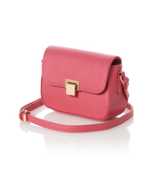 GRL（グレイル）の「マルチポシェットバッグ（ショルダーバッグ・レディース・ブラック/レッド/ブルー/イエロー/ピンク/グレージュ・F）」の5枚目の写真