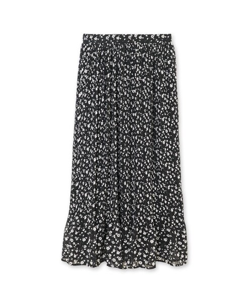 flower(フラワー)の「chic swaying skirt ~シックスウェイングスカート(スカート・レディース・white/black・FREE)」の2枚目の写真