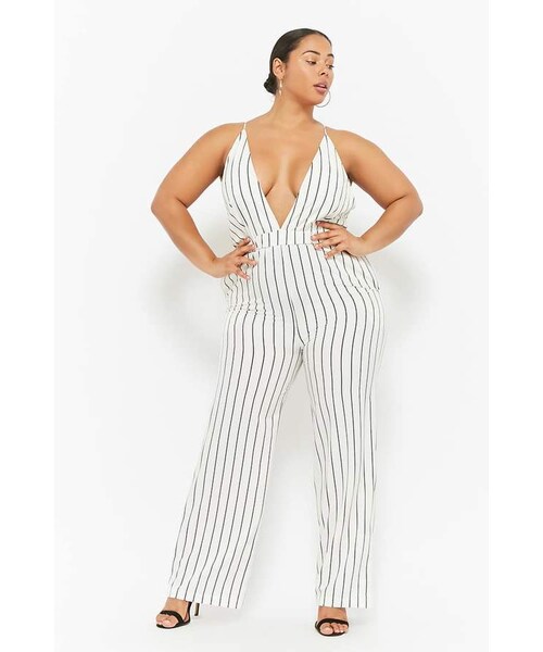 white halter jumpsuit plus size