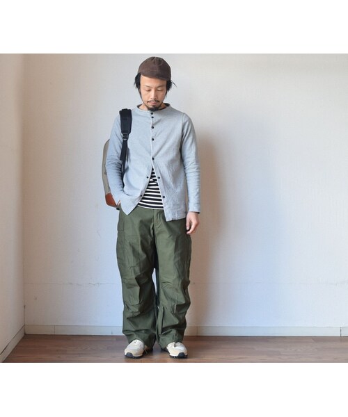 nisica（ニシカ）の「【ガンジーシリーズの新モデル】nisica ニシカ ガンジーカーディガン グレー（カーディガン/ボレロ・メンズ・その他）」の7枚目の写真