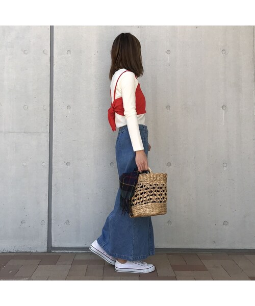 copine（コピン）の「★再入荷★テレコリブロンT+ポンチビスチェSET（4color）【クリックポスト対象商品】（Tシャツ/カットソー・レディース・その他）」の6枚目の写真