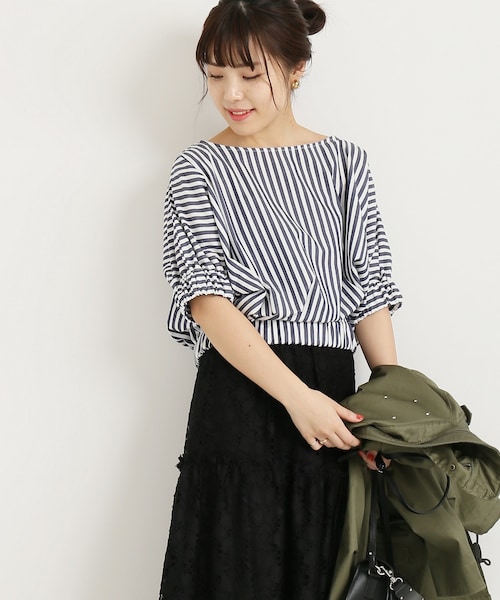 Spick & Span（スピックアンドスパン）の「ストライプギャザー