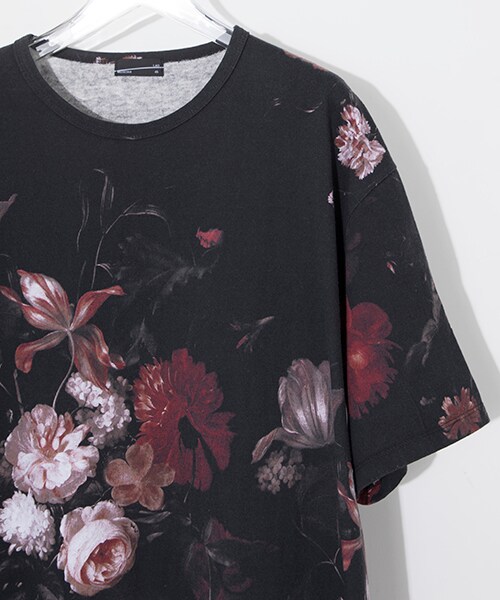 LAD MUSICIAN（ラッドミュージシャン）の「【2/28入荷予定】フラワープリントBIG TEE（その他・メンズ・RED/BLU/IND・42/44）」の5枚目の写真