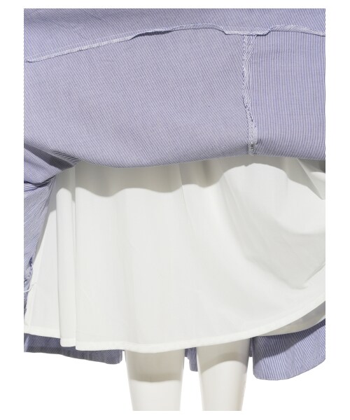 Mila Owen◆ミラオーウェン/ウエストドッキングシャツワンピース/O/コットン/インディゴ/09WFO181164 4月からの新生活にミラオーウェンのキレイめアイテムを。価格も