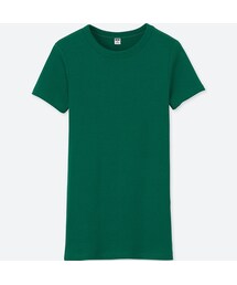 UNIQLO | スーピマコットンリブクルーネックT（半袖）(Tシャツ/カットソー)