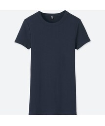 UNIQLO | スーピマコットンリブクルーネックT（半袖）(Tシャツ/カットソー)