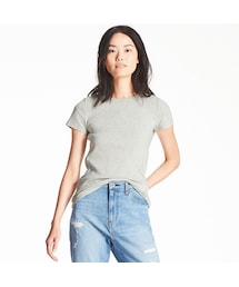 UNIQLO | スーピマコットンリブクルーネックT（半袖）(Tシャツ/カットソー)