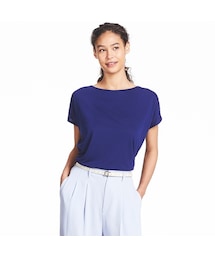 UNIQLO | ドレープクルーネックT（半袖）(Tシャツ/カットソー)