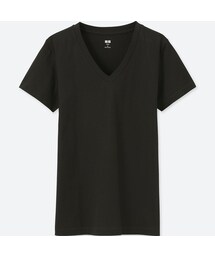 UNIQLO | スーピマコットンテンジクＶネックＴ（半袖）＋(Tシャツ/カットソー)