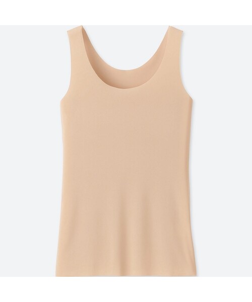 UNIQLO（ユニクロ）の「エアリズムシームレスタンクトップ（その他トップス・レディース・BLACK 09/NATURAL 30/WHITE 00/BEIGE 31・XL/XS/M/S/3XL/L/XXL）」の4枚目の写真