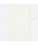 ユニクロ | ウォッシュスラブクルーネックT（半袖）(T恤)