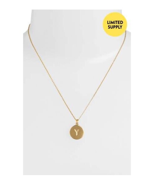 Initial Pendant Necklace - WEAR