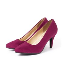 GRL | 低反発ポインテッドトゥスエードパンプス(パンプス)