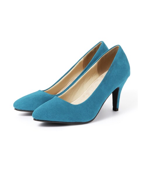 GRL（グレイル）の「低反発ポインテッドトゥスエードパンプス（パンプス・レディース・ブラック/グレープ/ラベンダー/モカ/レッド/ブルー/イエロー/ピンク/グリーン/ネイビー/グレー/アイボリー/ベージュ/キャメル・24.5）」の8枚目の写真