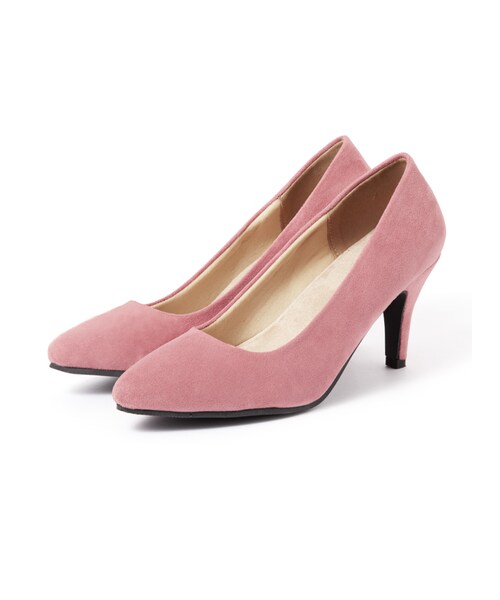 GRL（グレイル）の「低反発ポインテッドトゥスエードパンプス（パンプス・レディース・ブラック/グレープ/ラベンダー/モカ/レッド/ブルー/イエロー/ピンク/グリーン/ネイビー/グレー/アイボリー/ベージュ/キャメル・24.5）」の13枚目の写真