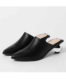 ELENDEEK | ELENDEEK　バックヒールレザーシューズ(サンダル)