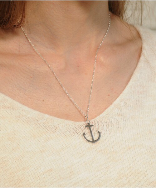 two ply（トゥープライ）の「トゥー プライ 638 ミルグレイン アンカー シルバー チャーム（チャーム・レディース・シルバー・Free）」の5枚目の写真