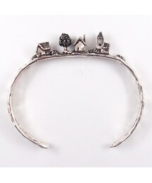 no brand | Fillyjonk フィリフヨンカ お家が並ぶ街並みバングル シルバー(バングル/リストバンド)