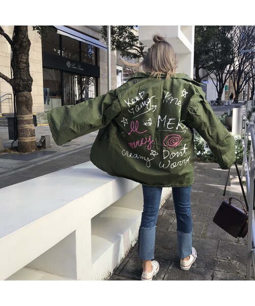 極美品♡ 即完品♡ MARKAWARE R.A.F PARKA ミリタリー ABSTRACT MOD. MA-1 - ARKnets × PARKING exclusive - | marka