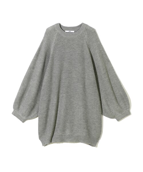 GRL(グレイル)の「ボリュームスリーブニットワンピース(ワンピース・レディース・ベージュ/グレー/ブラック・F)」の3枚目の写真