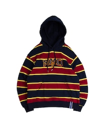 ROMANTIC CROWN | MMD Striped Hoodie_Navy(その他)