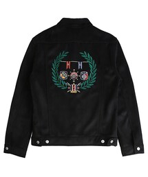 ROMANTIC CROWN | Suede Patch Jacket_Black(ジャケット/アウター)