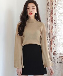 DHOLIC | ベルスリーブリンクルブラウス(シャツ/ブラウス)