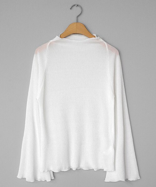 DHOLIC（ディーホリック）の「ベルスリーブリンクルブラウス（シャツ/ブラウス・レディース・ベージュ/ホワイト/ブラック/ブルー・FREE）」の2枚目の写真