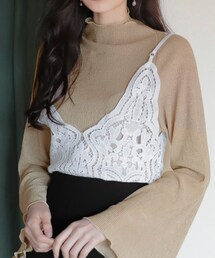 DHOLIC | アジャストストラップレースビスチェ(ベスト)