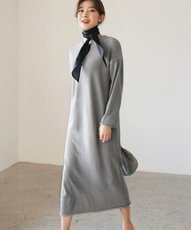 DHOLIC | ラウンドネックロングワンピース(ワンピース)
