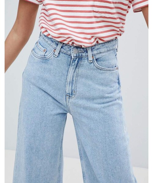Weekday,Weekday Wide Leg Skater Jeans 