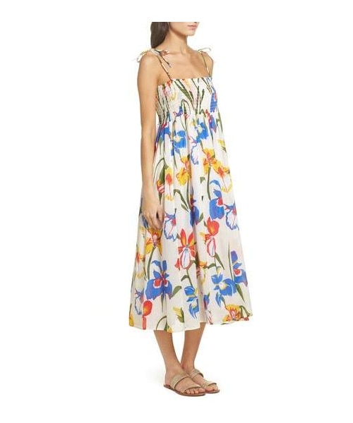 TORY BURCH（トリーバーチ）の「Tory Burch Painter Iris Convertible Cover-Up Dress（水着・レディース・Purple・X-small/X-large/Small/Medium/Large）」の2枚目の写真