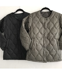 copine | 再入荷なし！！ノーカラーキルティングミドルライトコート(2color)(ダウンジャケット/コート)