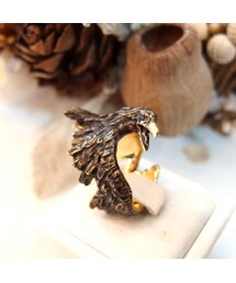 no brand | DECOvienya デコヴィーニャ　傷ついたカラスのリング ゴールド(リング)