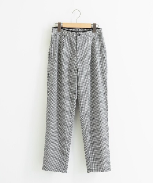 MAJESTIC LEGON（マジェスティックレゴン）の「【amelier】2WAYテーパードパンツ（パンツ・レディース・ブラック柄/ピンク柄/ブラウン柄・Free）」の9枚目の写真