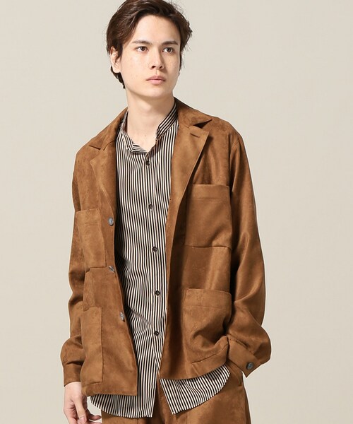 EDIFICE コート ブラウン 新品 未使用品 タグ付き 中古・古着通販