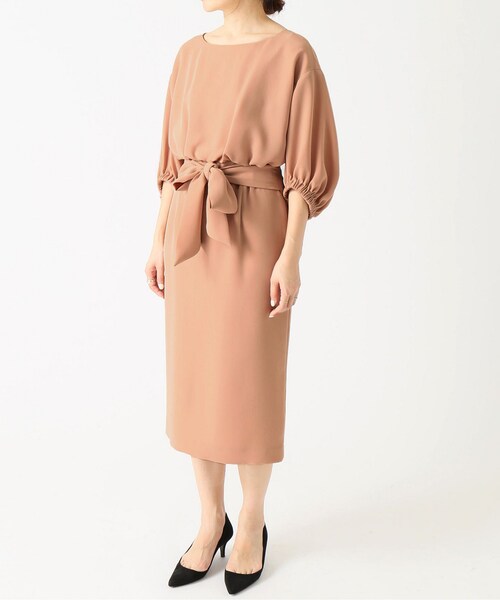 VERMEIL par iena（ヴェルメイユパーイエナ）の「ベージュ（ワンピース/ドレス・ベージュ/フリー/在庫あり）」の18枚目の写真