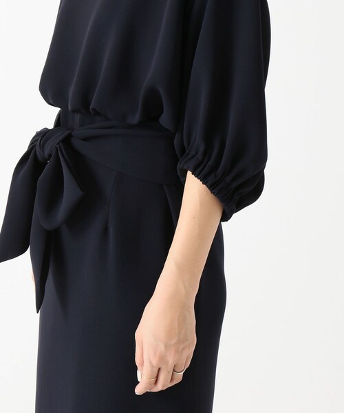 VERMEIL par iena（ヴェルメイユパーイエナ）の「ベージュ（ワンピース/ドレス・ベージュ/フリー/在庫あり）」の8枚目の写真