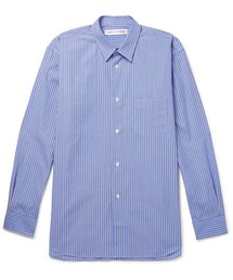 COMME des GARCONS | Comme des Garçons SHIRT Striped Cotton-Poplin Shirt(シャツ/ブラウス)