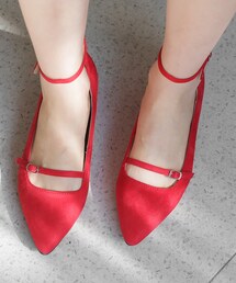 DHOLIC | 2TYPEストラップフラットシューズ(パンプス)