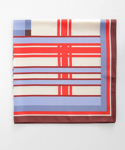 DHOLIC（ディーホリック）の「コントラストパターンスカーフ（ストール/ショール・レディース・グリーン/ブルー/ピンク・ONE）」の2枚目の写真